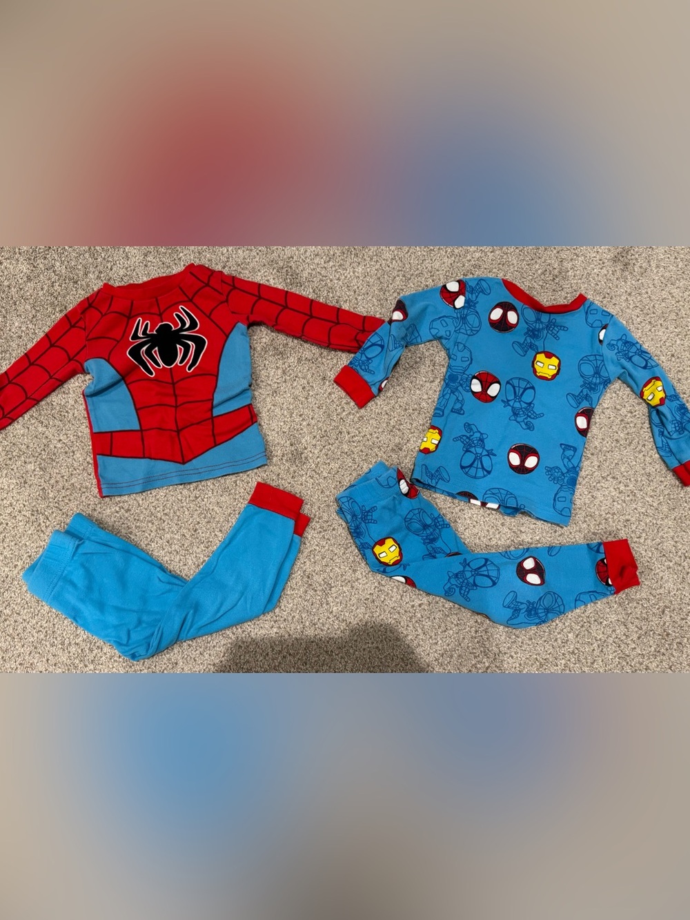 Marvel Toddler Spider-Man Themed Pajama Set 2T